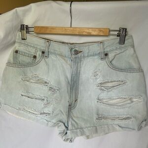 Levi’s Distressed Denim Shorts